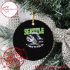 NFL Seattle Seahawks A Toast To The 12s Round Ornament