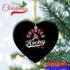 NHL Arizona Coyotes Since 1996 Logo Heart Shaped Ornament