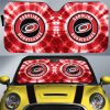 NHL Carolina Hurricanes Tie Dye Style Car Sunshade