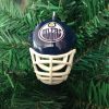 NHL Edmonton Oilers Hockey Goalie Mask Helmet Custom Shaped Ornament