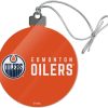 NHL Edmonton Oilers Logo Acrylic Round Ornament