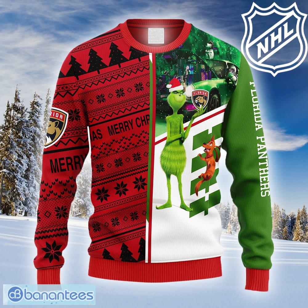 NHL Florida Panthers Grinch & Scooby-Doo Sweater