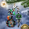 NHL Los Angeles Kings Custom Name Grinch Candy Cane Custom Shaped Ornament