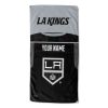 NHL Los Angeles Kings Custom Name Jersey Beach Towel