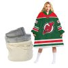 NHL New Jersey Devils Custom Name Number Retro Classic Fleece Oodie