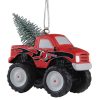 NHL New Jersey Devils Monster Truck Custom Shaped Ornament