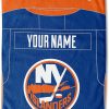 NHL New York Islanders Custom Name Jersey Beach Towel