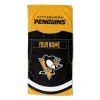 NHL Pittsburgh Penguins Custom Name Jersey Beach Towel