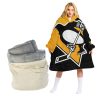 NHL Pittsburgh Penguins Custom Name Number Big Logo Fleece Oodie