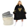 NHL Pittsburgh Penguins Custom Name Number Black Golden Fleece Oodie