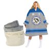 NHL Pittsburgh Penguins Custom Name Number Gray Retro Classic Fleece Oodie