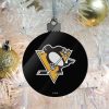 NHL Pittsburgh Penguins Logo Acrylic Round Ornament