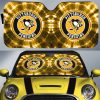 NHL Pittsburgh Penguins Tie Dye Style Car Sunshade