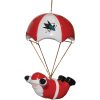 NHL San Jose Sharks Skydiving Santa Custom Shaped Ornament