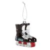 NHL Seattle Kraken Glass Eye Skate Custom Shaped Ornament