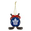 NHL Toronto Maple Leafs Hockey Sticks Custom Shaped Ornament