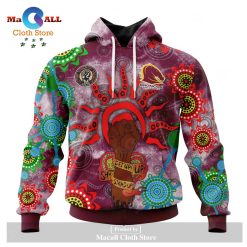 NRL Brisbane Broncos 2022 NAIDOC Week Pullover Hoodie
