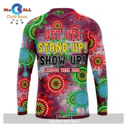 Alternative view of NRL Brisbane Broncos 2022 NAIDOC Week Sweatshirt