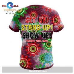 Alternative view of NRL Brisbane Broncos 2022 NAIDOC Week T-Shirt
