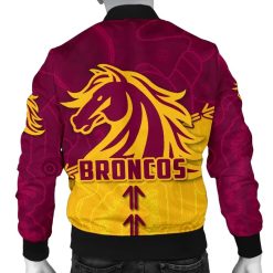 NRL Brisbane Broncos Aboriginal Bomber Jacket - Image 2