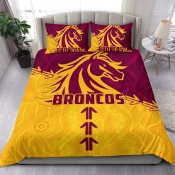 NRL Brisbane Broncos Aboriginal Doona Cover - Image 2