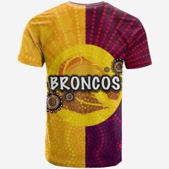 NRL Brisbane Broncos Aboriginal Patterns T-Shirt - Image 2
