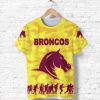 NRL Brisbane Broncos ANZAC Day Camouflage Vibes T-Shirt