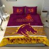 NRL Brisbane Broncos ANZAC Day Simple Style Maroon Doona Cover