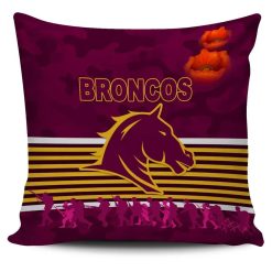 NRL Brisbane Broncos ANZAC Day Simple Style Square Pillow Case