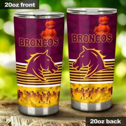 Alternative view of NRL Brisbane Broncos ANZAC Day Simple Style Tumbler