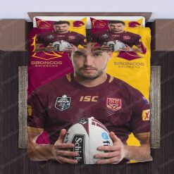 Alternative view of NRL Brisbane Broncos Corey Oates Doona Cover