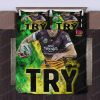 NRL Brisbane Broncos Corey Oates Try Doona Cover V4