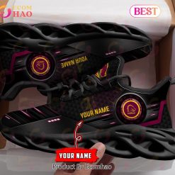 Alternative view of NRL Brisbane Broncos Custom Name 2023 New Max Soul Shoes V1