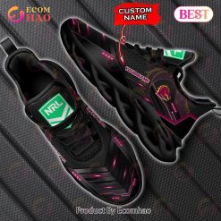 Alternative view of NRL Brisbane Broncos Custom Name 2023 New Max Soul Shoes V3