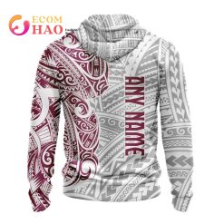 Alternative view of NRL Brisbane Broncos Custom Name Indigenous Pullover Hoodie V10