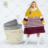NRL Brisbane Broncos Custom Name Number 1988 Vintage Retro Jersey Fleece Oodie