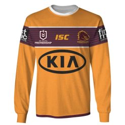 NRL Brisbane Broncos Custom Name Number 2020 Away Jersey Sweatshirt