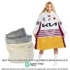 NRL Brisbane Broncos Custom Name Number 2022 Away Jersey Fleece Oodie