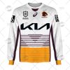NRL Brisbane Broncos Custom Name Number 2022 Away Jersey Sweatshirt