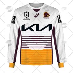 NRL Brisbane Broncos Custom Name Number 2022 Away Jersey Sweatshirt