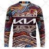 NRL Brisbane Broncos Custom Name Number 2023 Indigenous Jersey Sweatshirt