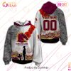 NRL Brisbane Broncos Custom Name Number ANZAC Day Pullover Hoodie