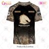 NRL Brisbane Broncos Custom Name Number Camo T-Shirt