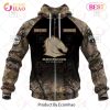 NRL Brisbane Broncos Custom Name Number Camo Zip Up Hoodie