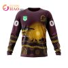 NRL Brisbane Broncos Custom Name Number Nature Jersey Sweatshirt