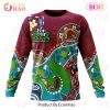 NRL Brisbane Broncos Custom Name Number Special Design NAIDOC Sweatshirt