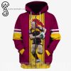 NRL Brisbane Broncos Darren Lockyer No 6 Zip Up Hoodie
