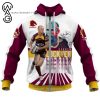 NRL Brisbane Broncos Darren Lockyer No 6 Zip Up Hoodie V4