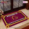 NRL Brisbane Broncos Limited Edition Rubber Doormat