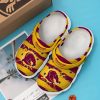 NRL Brisbane Broncos Maroon Gold Crocs